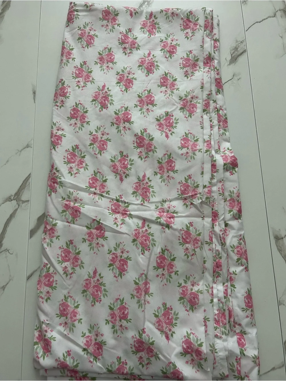 Floral Pink Rose Bedding Set - Classic Floral Print